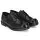 ArmaDuro AD1012 Leather Steel Toe Black Work Safety Shoes, Size: 7