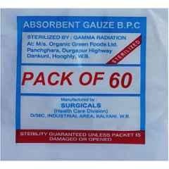 Agarwals 90cm Absorbent B.P.C. Sterile Gauze Swabs, AG-ZDNJVBJB-1851202V78 (Pack of 60)