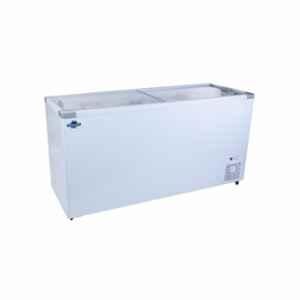 Rockwell 545 Litre White Double Door Glass Top Deep Freezer, SFR550GT