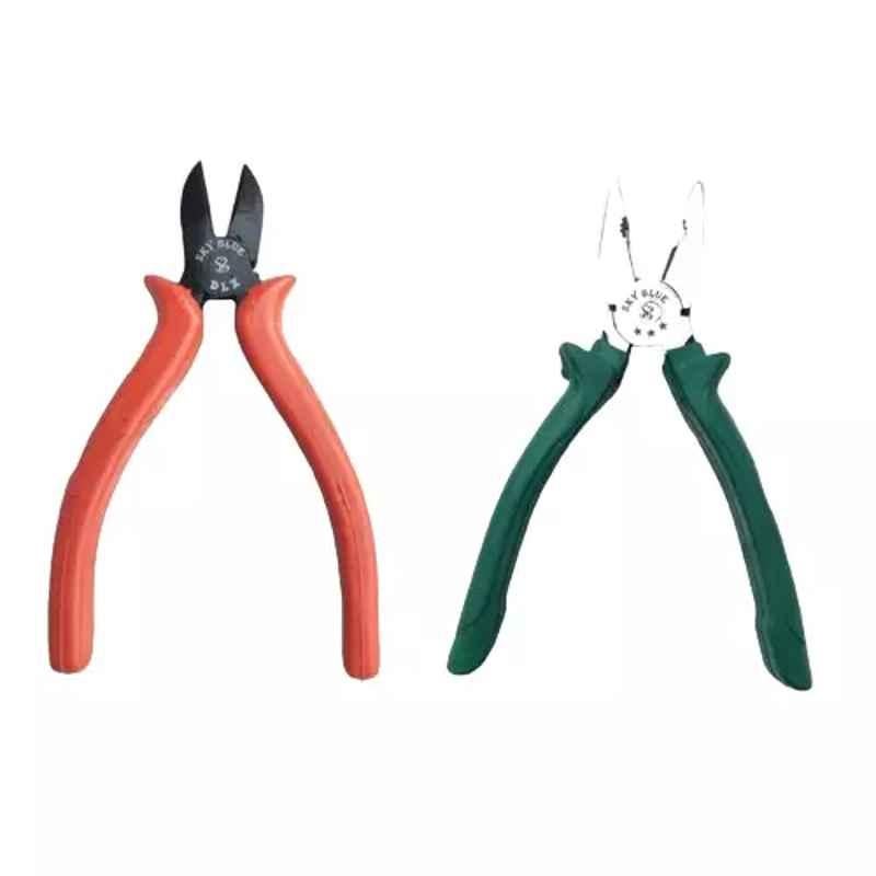 Sky Blue 2 Pcs 7.8 inch Lineman Plier Combo, SBE_PLIER_COMBOS_COMBO_647