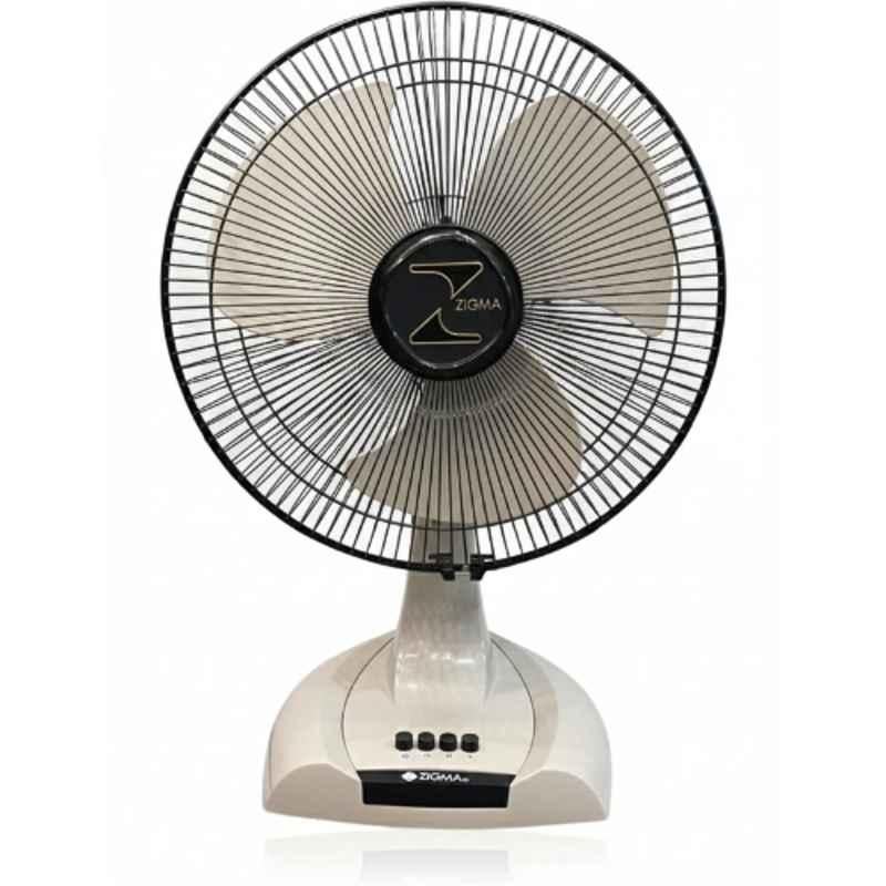 Zigma Curve 100W Pale Beige Wall Fan with 1 Year Warranty, Sweep: 400 mm