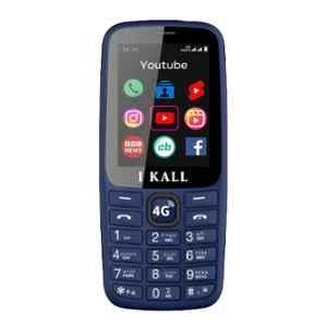 I Kall I2 48MB RAM/16MB Storage 4G Blue Keypad Mobile with 2000mAh Battery, 2.4 inch Display