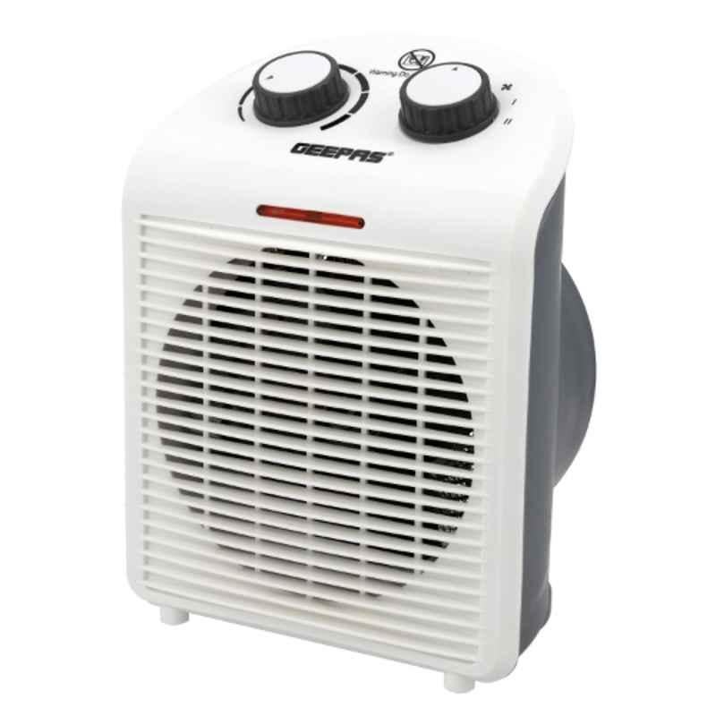 Geepas 1000W & 2000W Fan Heater with 2 Heat Setting, GFH28520