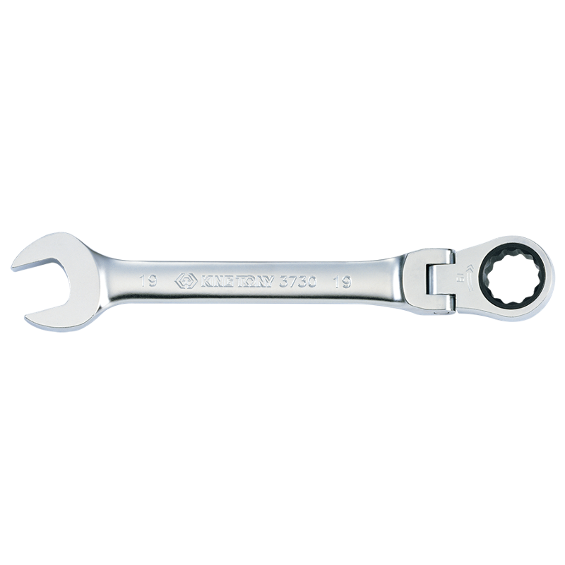 King Tony 14mm Chrome Plated Flexible Speed Wrench, 373014M