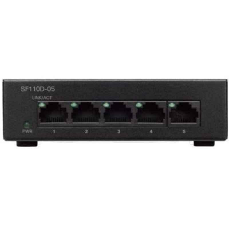 Cisco 9.13W 16 Ports Black Desktop Network Switch, SF110D-16