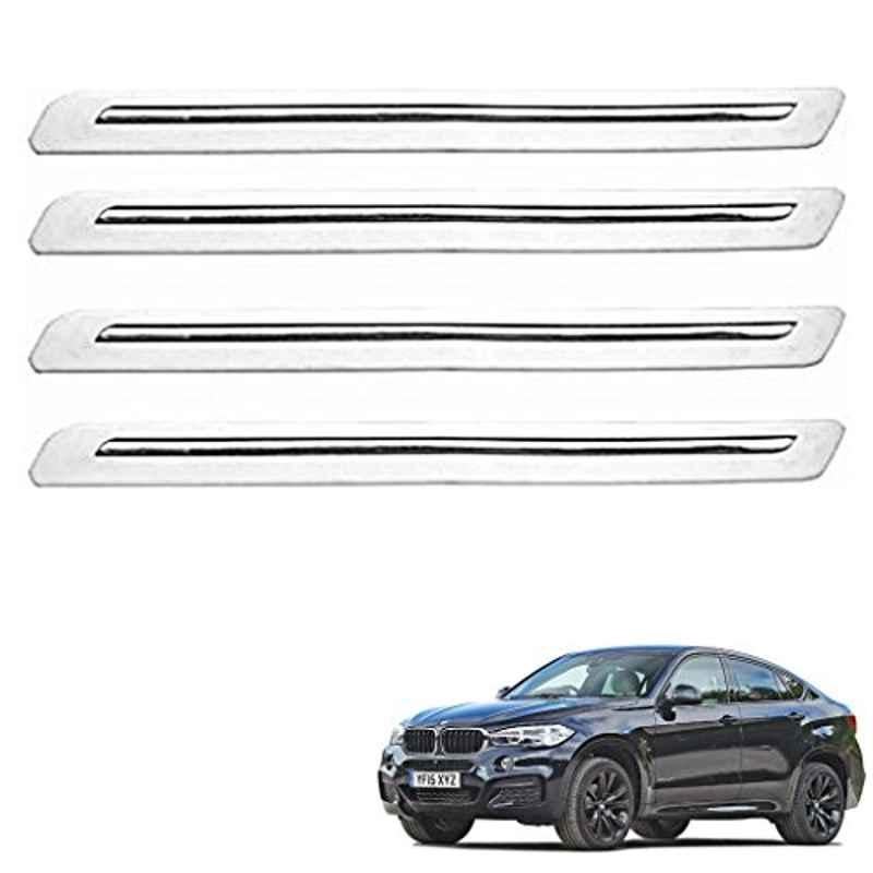 Kozdiko 4 Pcs White Car Bumper Protector Set for Audi RS6