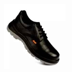 Paragon 741 PU Metal Toe Black Safety Shoes, Size: 8