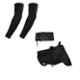 HMS Black Scooty Body Cover for Mahindra Duro DZ with Free Size Nylon Black Arm Sleeves