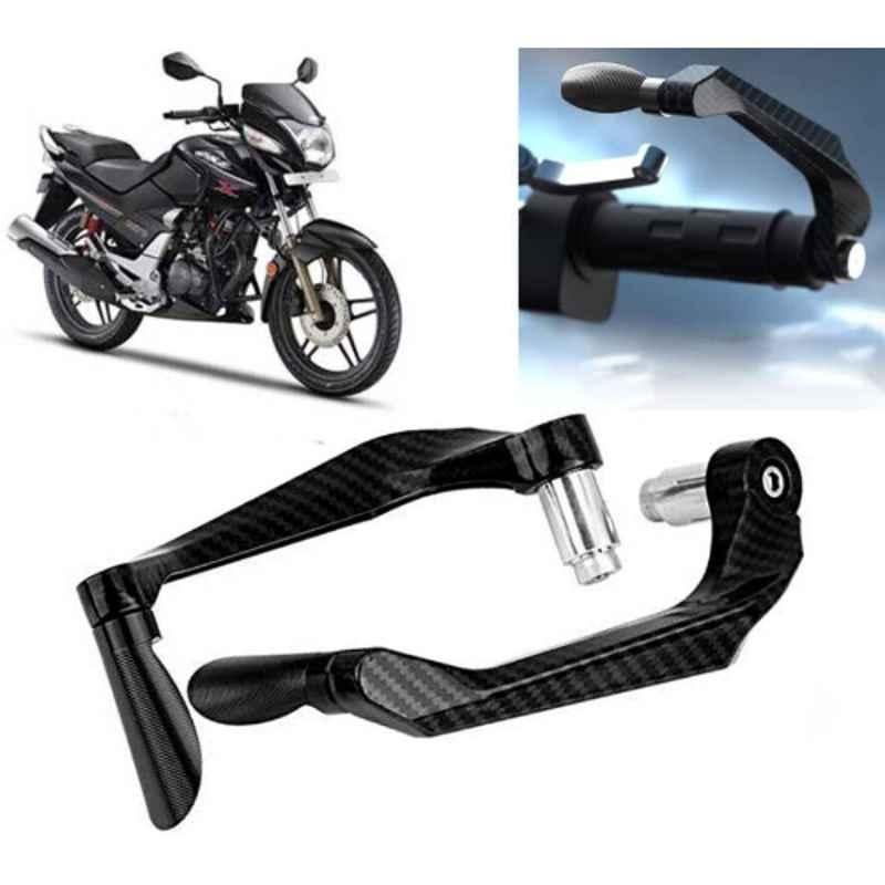 Auto Pearl 2 Pcs Aluminium Carbon Black Brake Clutch Lever Set for Hero New CBZ BS6