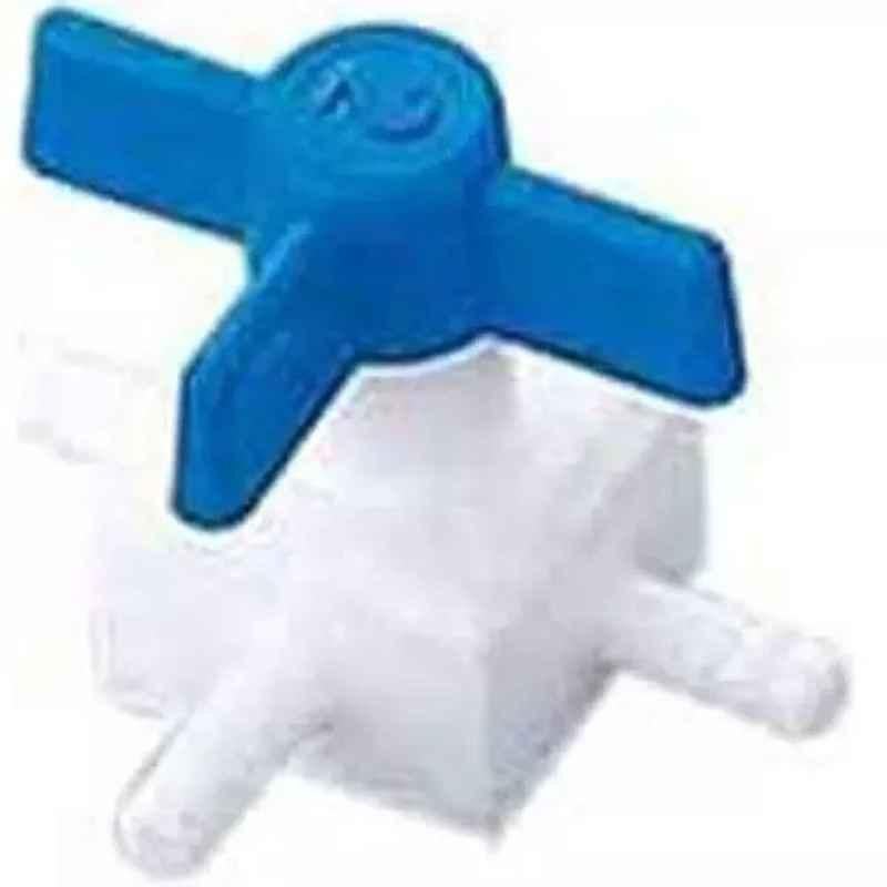 Lab Plus Fluororesin Three-Way Cock, LP-3435
