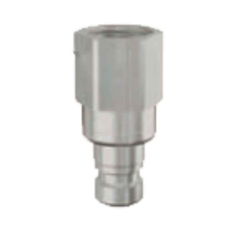 Ludecke ESSCIG14NIAB G 1/4 Double Shut-off Parallel Female Thread Quick Connect Coupling with Plug