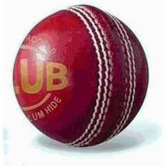 MD Enterprises SPROTIFY RED LEATHER BALL 2PCS Cricket Leather Ball (Standard Red)
