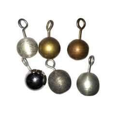 ELECOPTO 6 Pcs 12mm Metal Spherical Pendulum Bob Set with Hook
