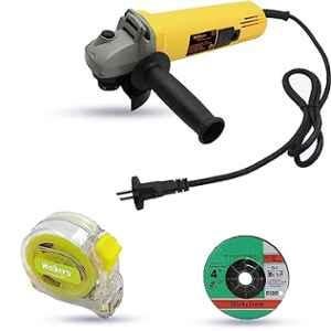 Walkers 800W 4 inch Angle Grinder with Grinding Wheel & Measuring Tape, WKCB450