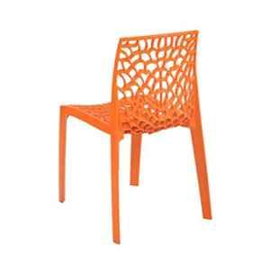 Supreme Web 38.5x80.2x47.8cm Plastic Orange Chair, SUPWEBORG12