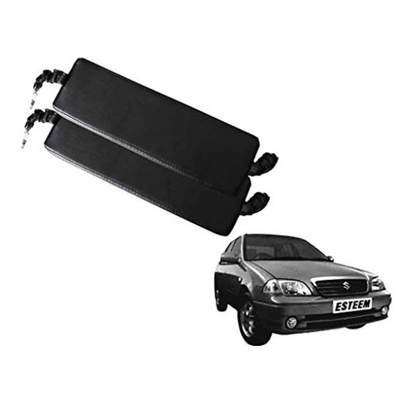 Kozdiko 2 Pcs Black Seat Gap Filler Set for Maruti Esteem