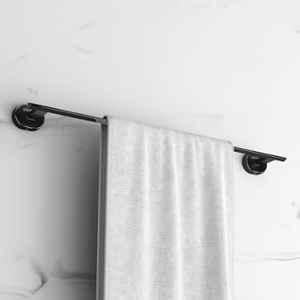 Plantex Stainless Steel 24 inch Towel Rod for Bathroom/Towel Holder in Bathroom/Towel Holder/Bathroom Accessories PVD Black Finish Onix