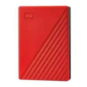 WD My Passport 5TB Red Portable External Hard Drive, WDBPKJ0050BRD-WESN