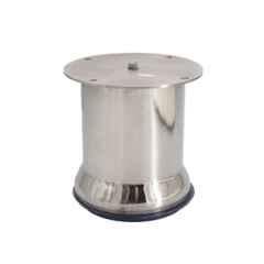 RAB 6 inch Stainless Steel Silver Sofa Leg, Dum (Pack of 3)