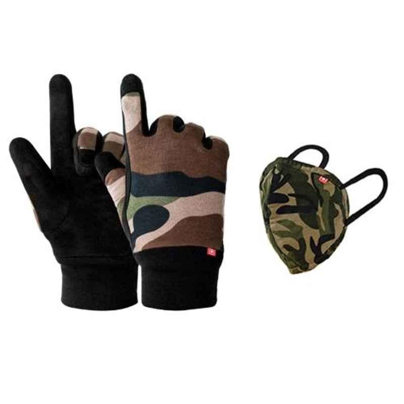 Swiss Military COMBO101S Reusable Protection Glove & Alphaguard 3 Layer Mask Combo