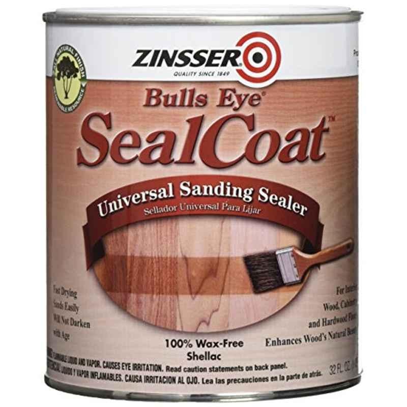 Rust-Oleum Zinsser 946ml Shellac Sealcoat Universal Sanding Sealer Coating, 854
