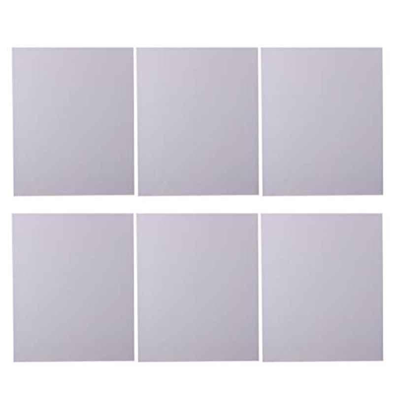 Supvox 6 Pcs 20x30cm White Blank Stretched Canvas Set for Painting & Drawing