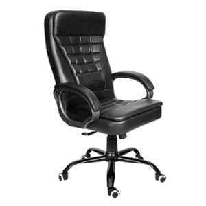Rose Kelly Leatherette Black High Back Revolving Executive Office Chair