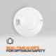 Impact by Honeywell Battery Operated High Performance Standalone Smoke Detector with Instant Audio Alert, JTYJ-GD-2330-B (Pack of 3)