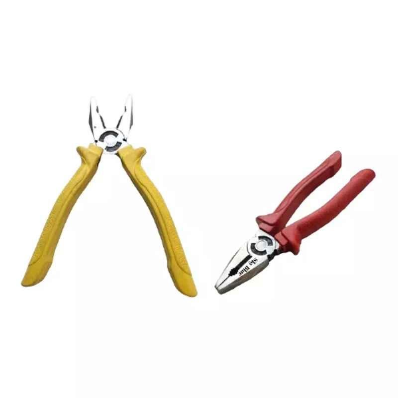Sky Blue 2 Pcs 7.8 inch Lineman Plier Combo, SBE_PLIER_COMBO_MOD_01458