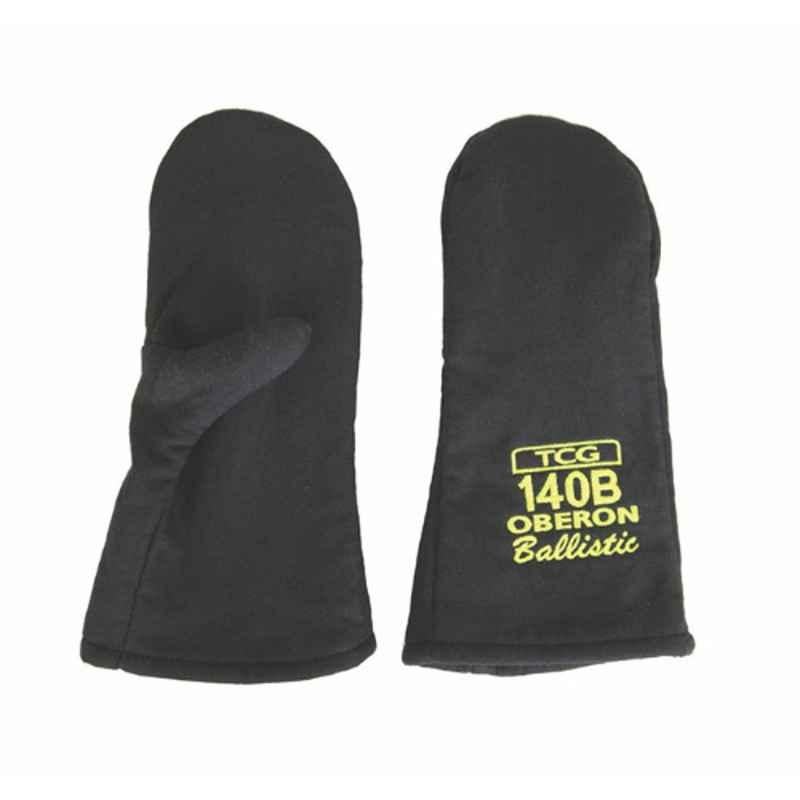 Oberon TCG140B-M3F-LGE TCG140 Ultralight Arc Flash Black Gloves, Size: Large