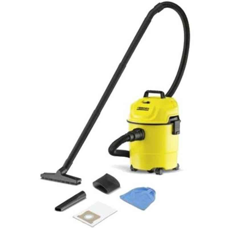 Karcher WD-1 Home Sea 1000W Yellow & Black Wet & Dry Vacuum Cleaner