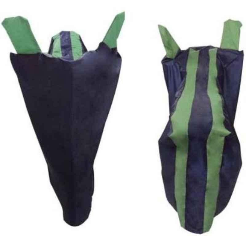 Love4ride Polyester Black & Green Universal Bike Cover