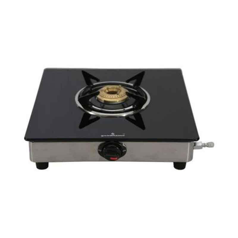 Good Flame Single Burner Manual Ignition Glass Gas Stove, GF0071
