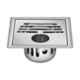Sanjay Chilly SCCT-SCG-GS-127 Stainless Steel 304 Square Cockroach Trap Floor Drain with Hole, SC99000162