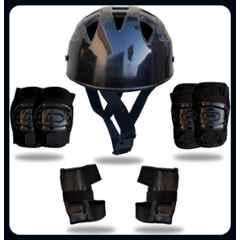 RB International Black Latest Design New Multipurpose Cycling Skating Kit-273 Skating Kit