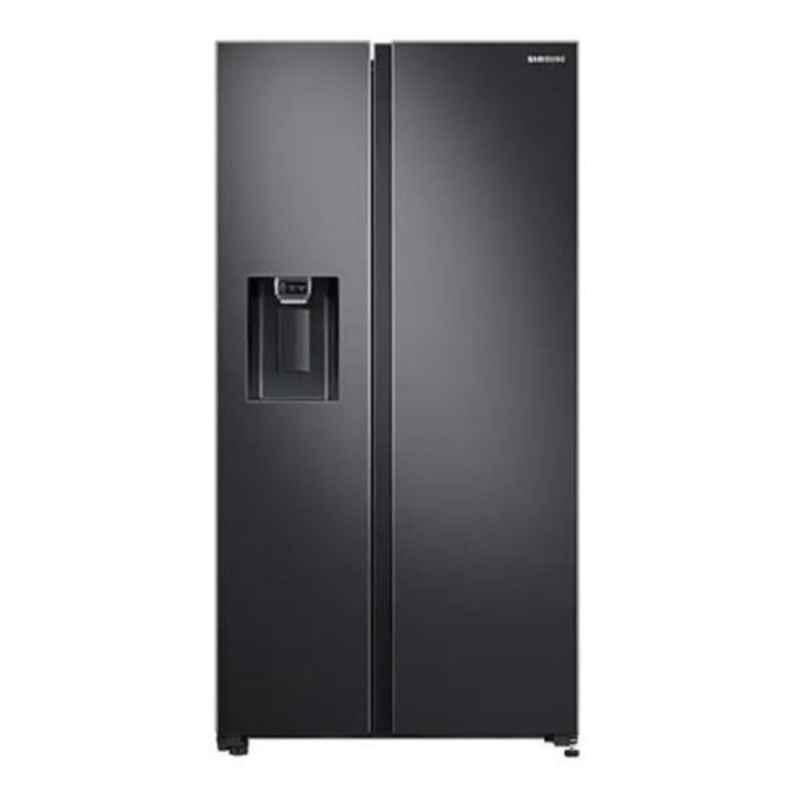 Samsung 640 Litre Black Side By Side Refrigerator Mono Metal Cooling Ice Water Dispenser, RS64R5331B4