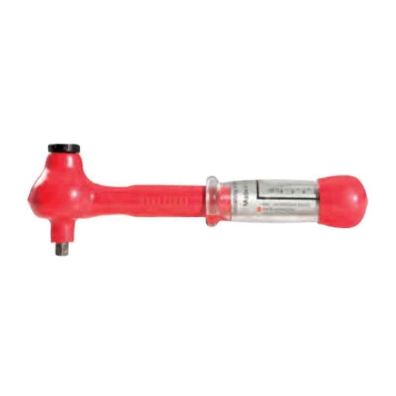 KS Tools 3/8 inch 5-25 Nm Insulated Mini Torque Wrench with Reversible Ratchet Head, 117.1184