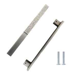 Atom Narmada 16 inch Silver Satin Finish Aluminum Pull Handle