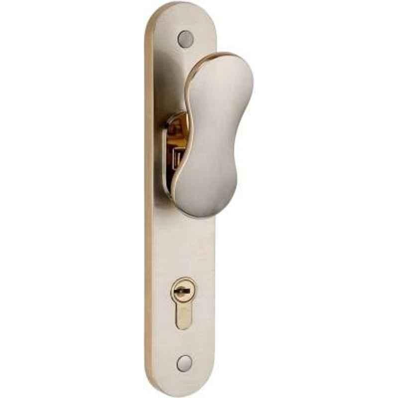 Bonus Pearl 75mm Brass Silver & Gold One Side Key Mortice Lock Set
