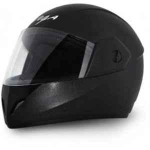 flat black dirt bike helmet