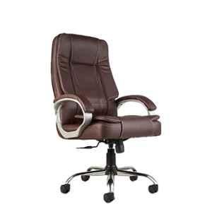 CELLBELL Watson C102 Steel High Back Brown Boss Chair, CBHKFOC1056