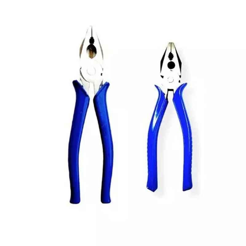 Sky Blue 2 Pcs 7.8 inch Lineman Plier Combo, SBE_PLIER_COMBO_MOD_00251