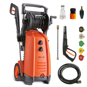 iBELL WIND300PRO 3000W Plastic Black & Orange High Pressure Washer for Home & Car
