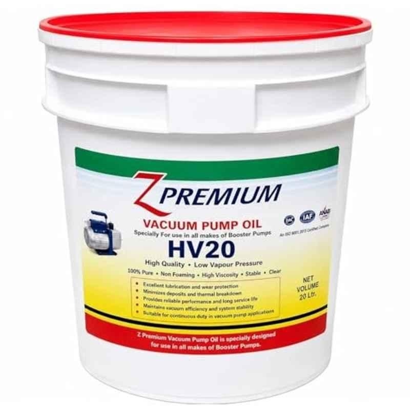 Z Premium HV20 10 Litre Vacuum Pump Oil