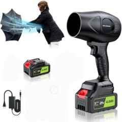 Almighty 48W Plastic Black Turbo Cordless Car Blower with Battery & Charger
