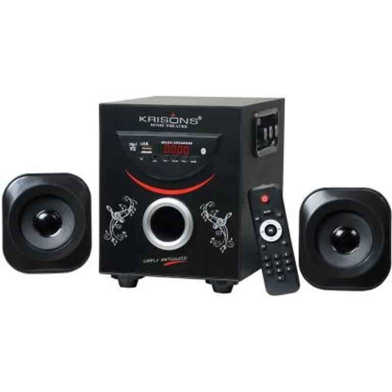 Krisons Sonic 2.1 Channel Black & Red Home Theater
