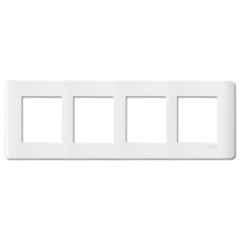 Schneider Electric Zencelo 8 Module Polycarbonate White Cover Frame, IN8408HC (Pack of 5)