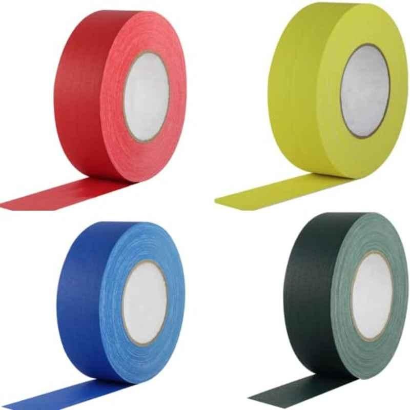 Pinnacle 50mm 25 Yard Red, Yellow, Blue & Green Duct Tape