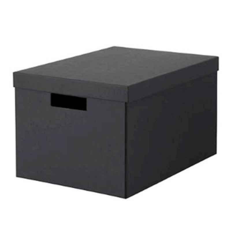 Tjena Black Storage Box with Lid, 2724670000000