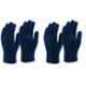 Shree Rang 80g Blue Cotton Knitted Gloves, KH20
